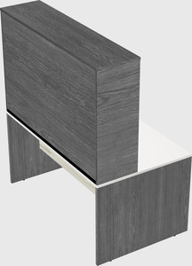 Rectangular desk