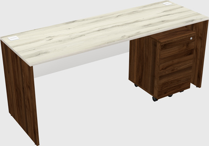Rectangular desk