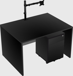 Rectangular desk