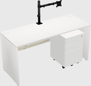 Rectangular desk