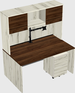 Rectangular desk