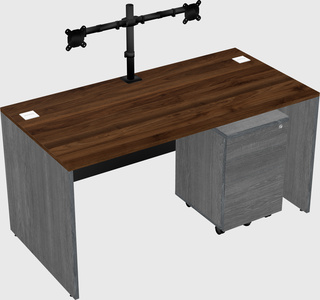 Rectangular desk