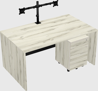 Rectangular desk
