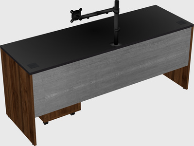 Rectangular desk