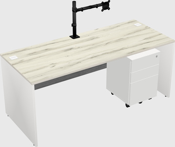 Rectangular desk
