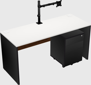 Rectangular desk