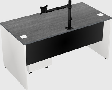 Rectangular desk