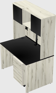 Rectangular desk