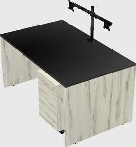 Rectangular desk