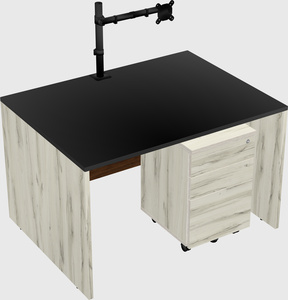 Rectangular desk