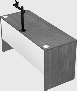 Rectangular desk