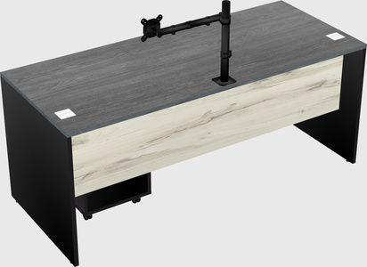 Rectangular desk