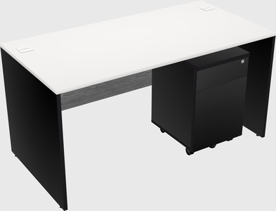 Rectangular desk