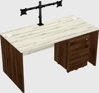 Rectangular desk