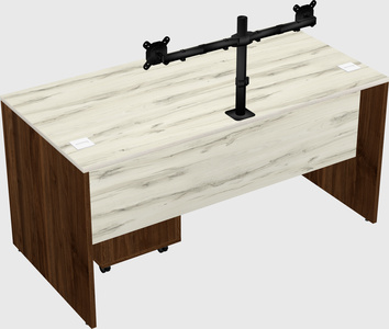 Rectangular desk