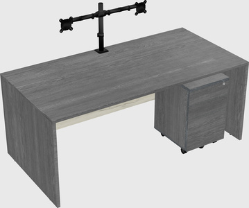Rectangular desk