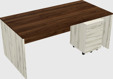Rectangular desk