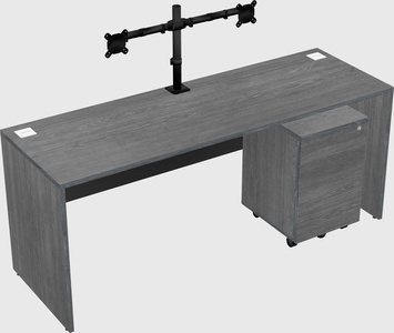 Rectangular desk