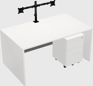 Rectangular desk