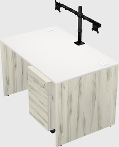 Rectangular desk