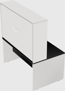 Rectangular desk