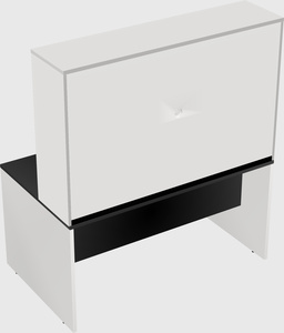 Rectangular desk