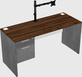Rectangular desk