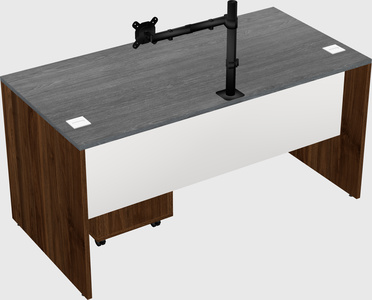 Rectangular desk