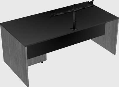 Rectangular desk