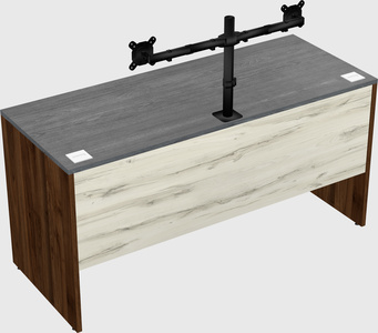 Rectangular desk