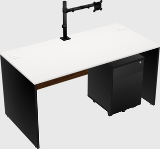 Rectangular desk