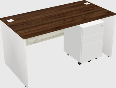 Rectangular desk