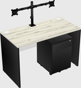 Rectangular desk