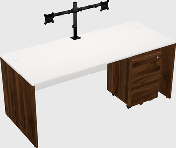 Rectangular desk