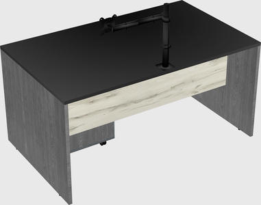 Rectangular desk