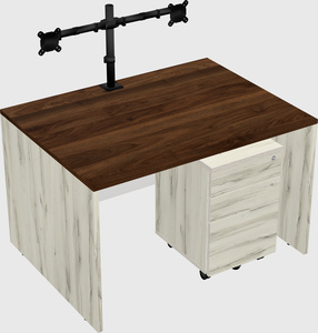 Rectangular desk