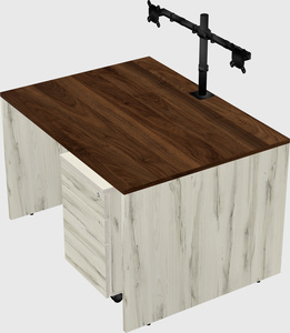 Rectangular desk