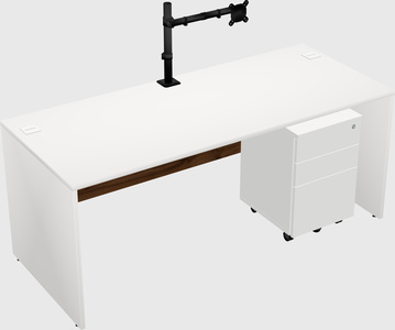 Rectangular desk