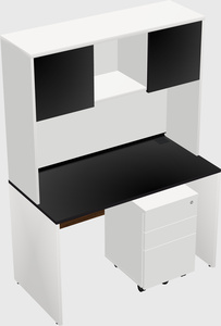 Rectangular desk