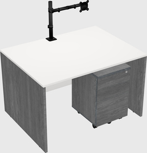 Rectangular desk