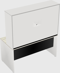 Rectangular desk