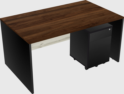 Rectangular desk