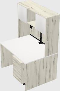 Rectangular desk