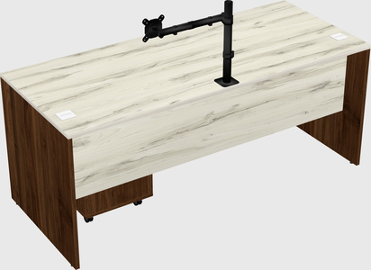 Rectangular desk