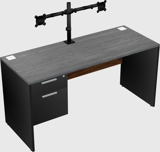 Rectangular desk