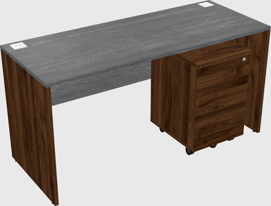 Rectangular desk