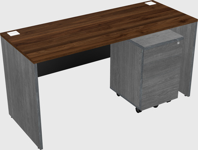 Rectangular desk