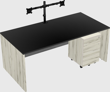 Rectangular desk