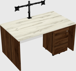 Rectangular desk