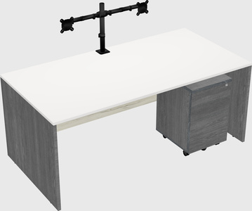 Rectangular desk